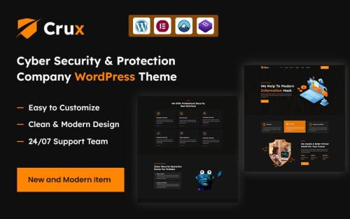 Crux – Cyber Security Services & Protection Company WordPress Theme theme free